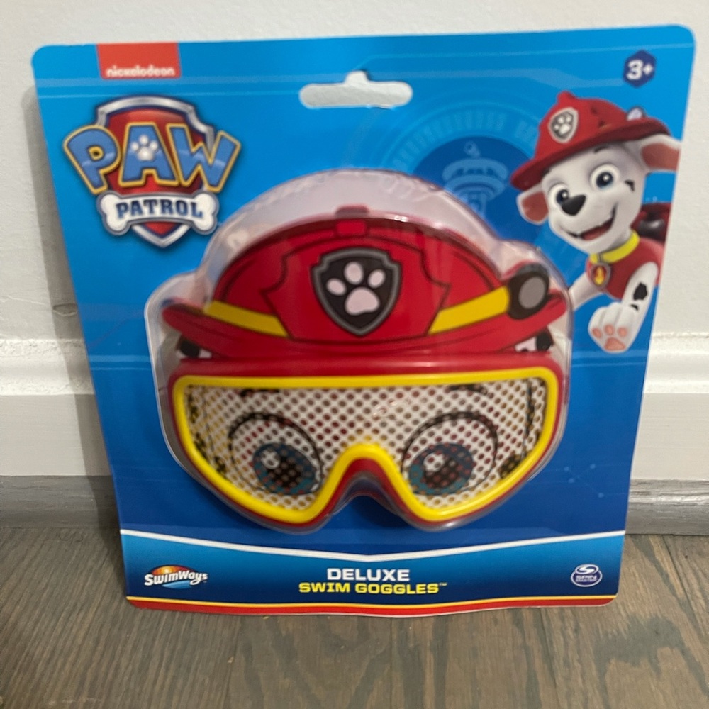 Paw patrol swim goggles